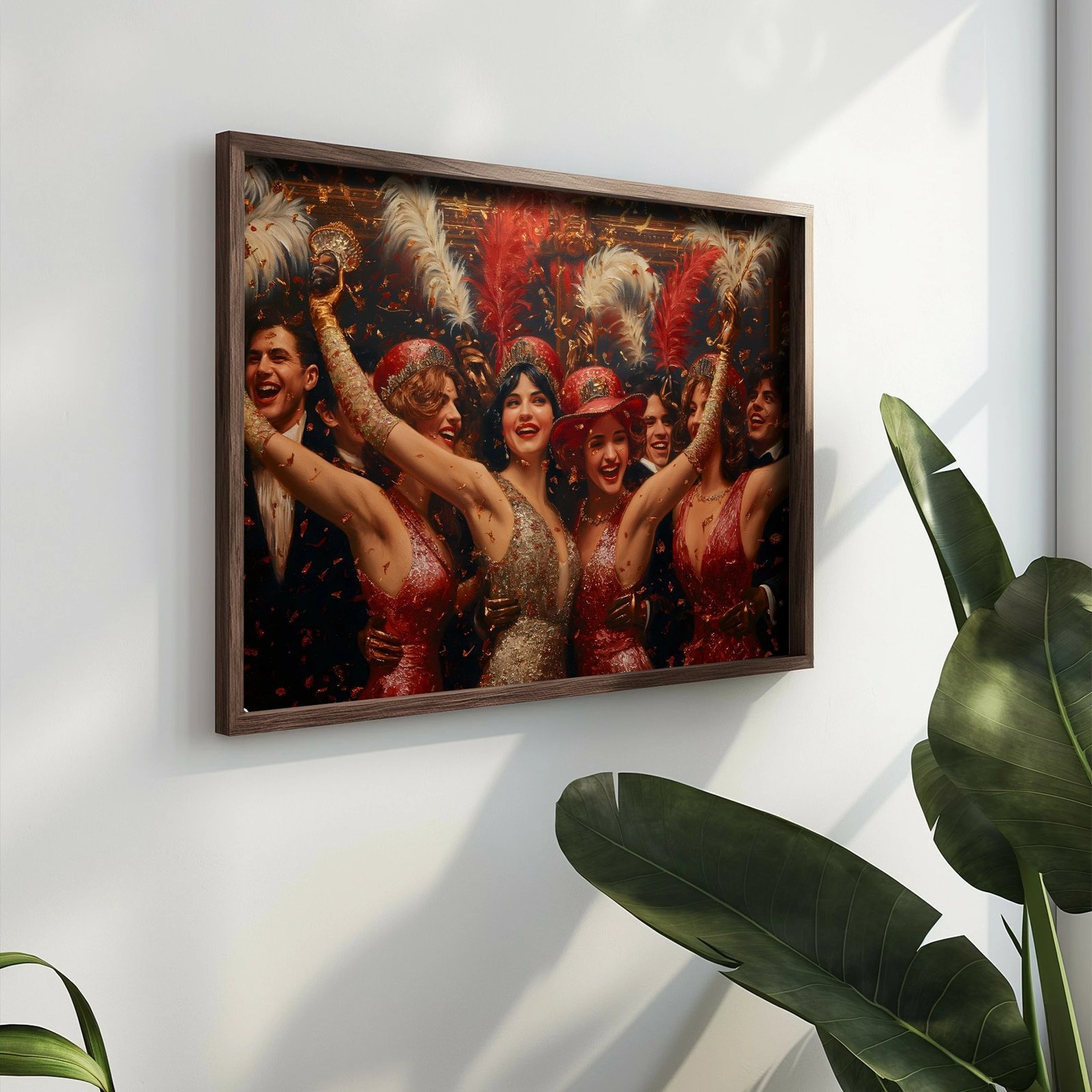 Pikturë dekorative me kornizë MDF, shumëngjyrëshe, Wallity GE134-L, 35x47x3.5cm