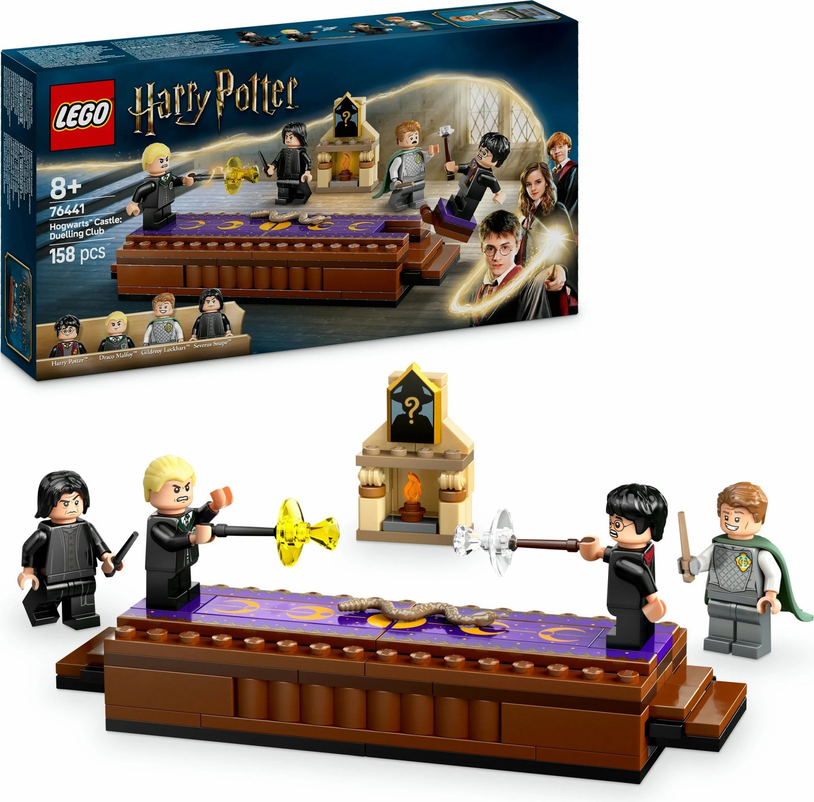 Set ndërtimi LEGO Harry Potter 76441, Schloss Hogwarts Duellierclub, 158 pjesë, multikolor