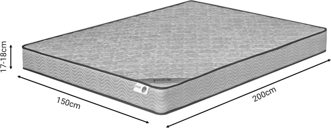 Dyshek Klaudia me susta të vazhdueshme, njëanshëm, 17-18cm, 150x200cm