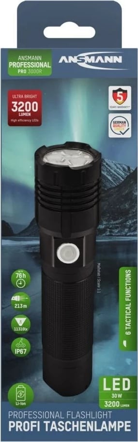 Elektrik dore ANSMANN Pro 3000R, LED, i zi