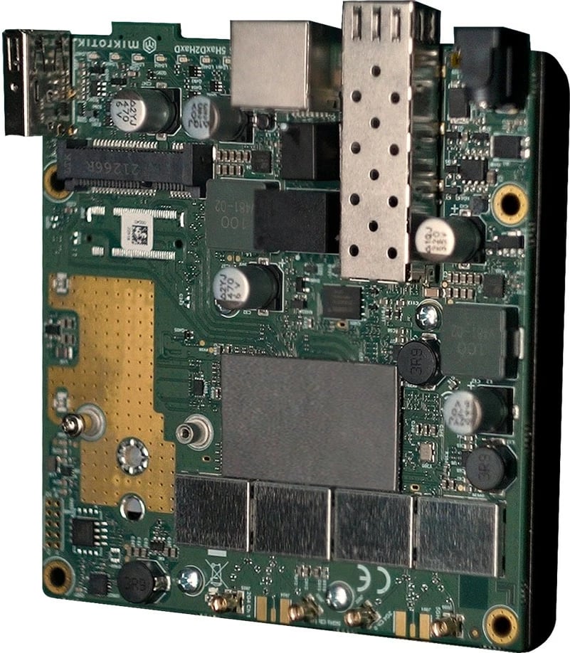 Pllakë amë MikroTik L23UGSR-5HaxD2HaxD, Router, Gigabit Ethernet, Wi-Fi 6
