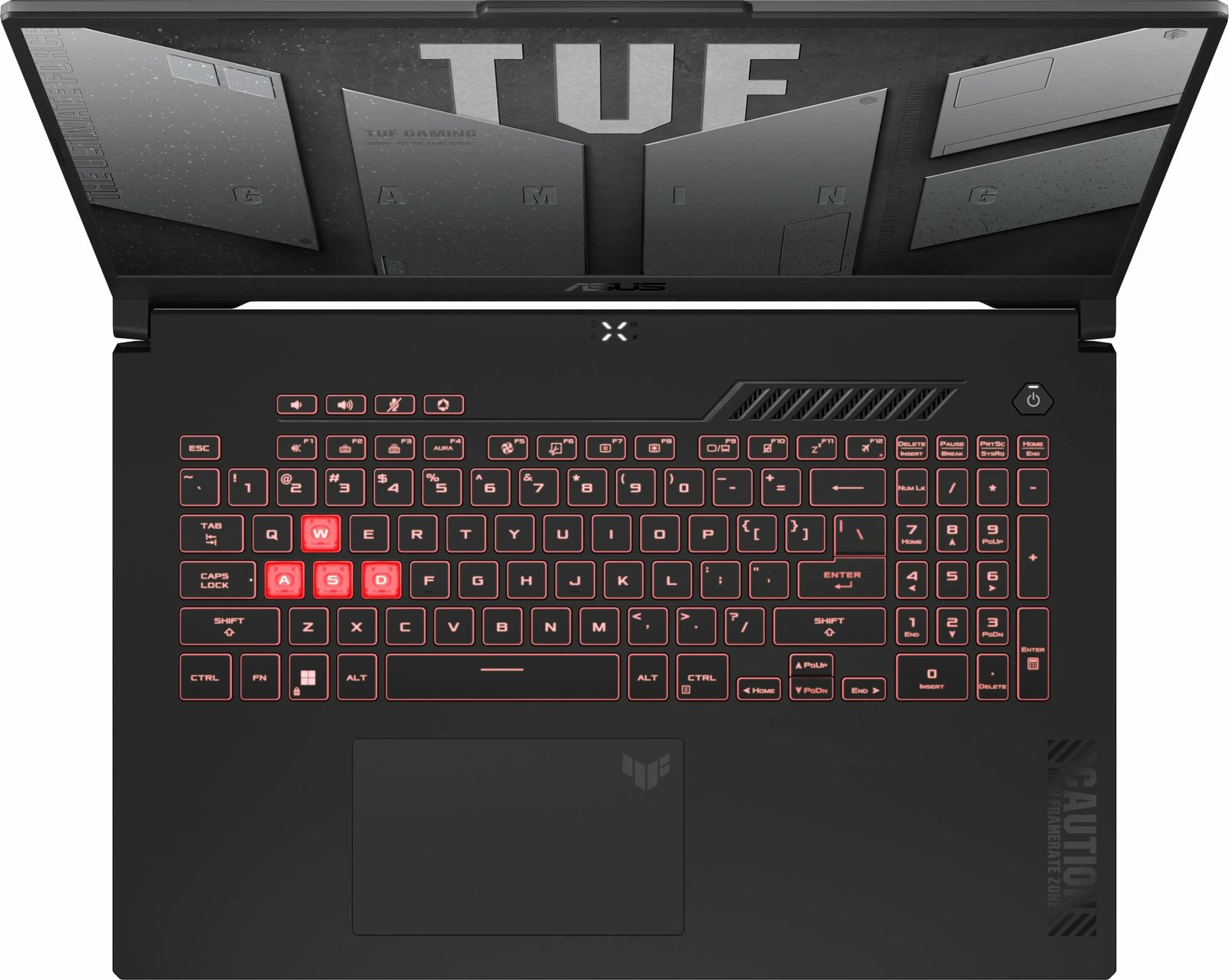 Laptop gaming ASUS TUF Gaming A17 FA707NVR-HX009, Ryzen 7, RTX 4060, 16GB RAM, 512GB SSD, gri
