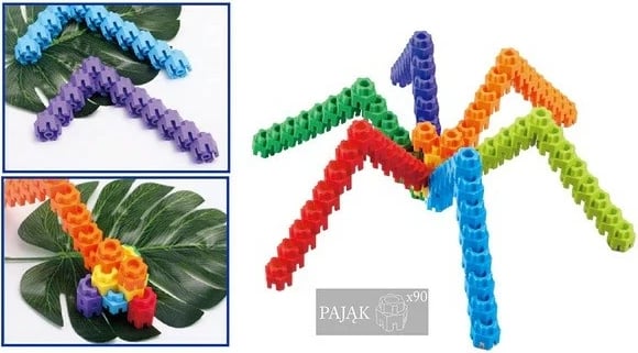 Set blloqe ndërtimi ASKATO Little Genius 150 pjesë, plastikë, shumëngjyrëshe