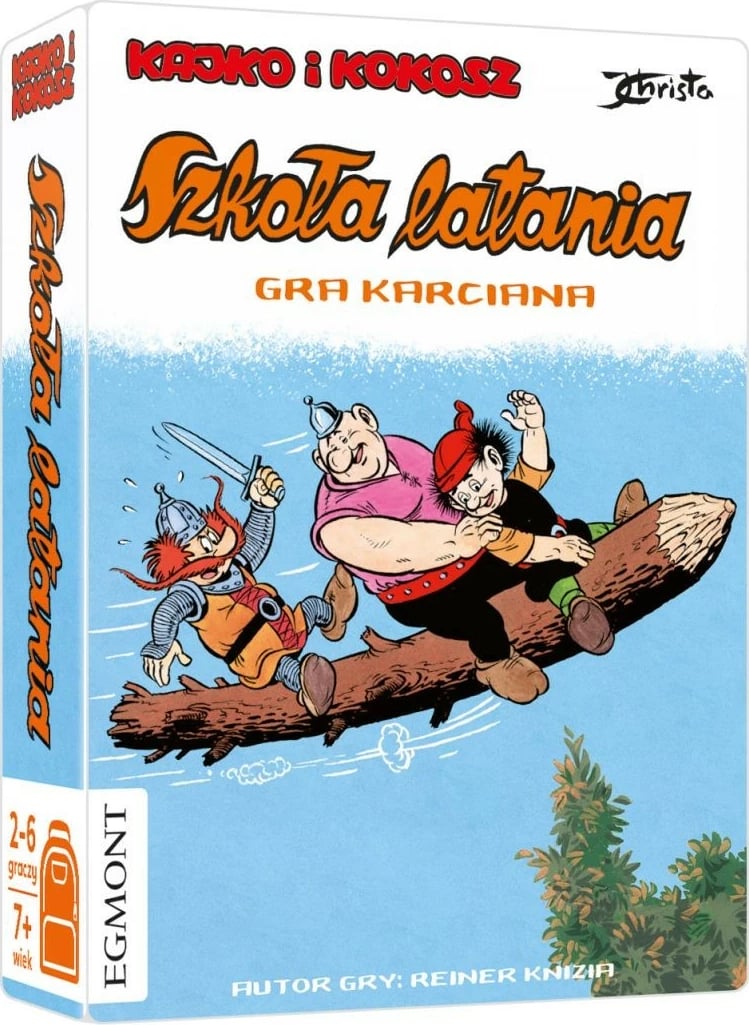 Lojë letra Egmont Kajko dhe Kokosz School of Flying, 2-6 lojtarë, për fëmijë, 7+ vjeç