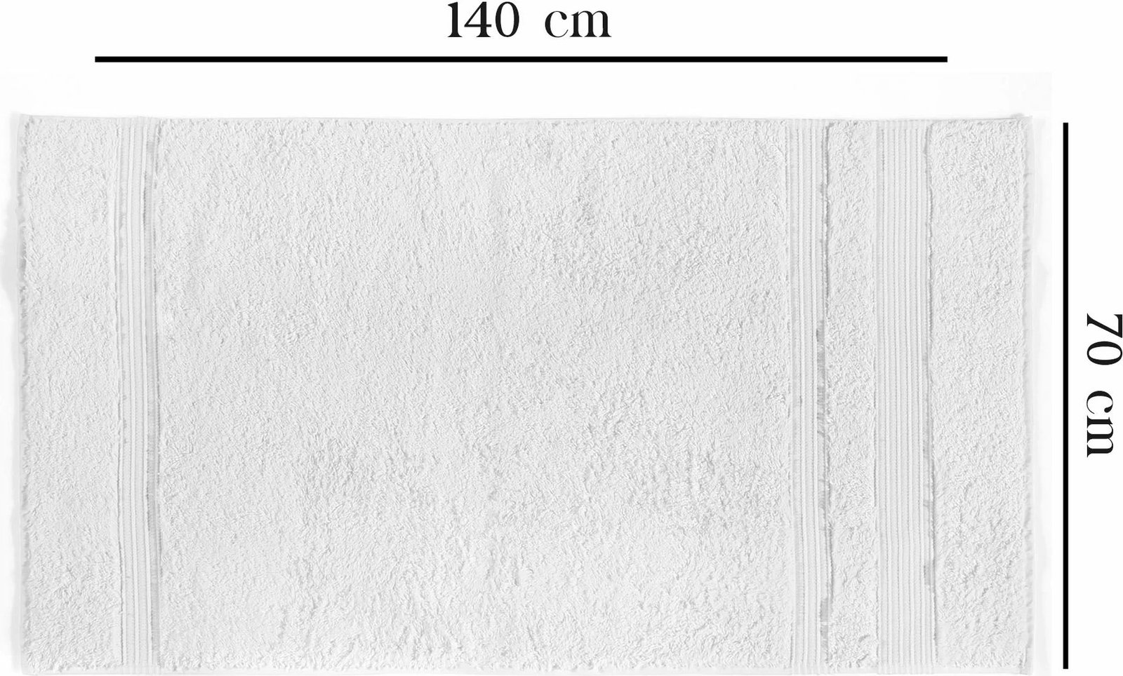 Peshqir banje Mijölnir, London Bath, i bardhë, 70x140cm