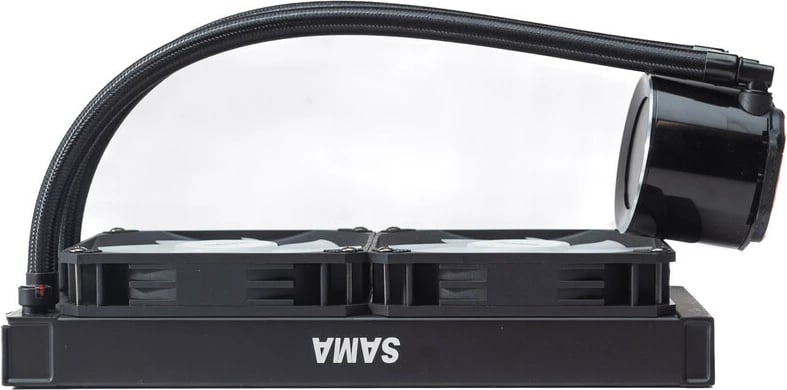 Ventilator Ftohës Me Ujë Për Kompjuter SAMA T240MM black (Zezë)