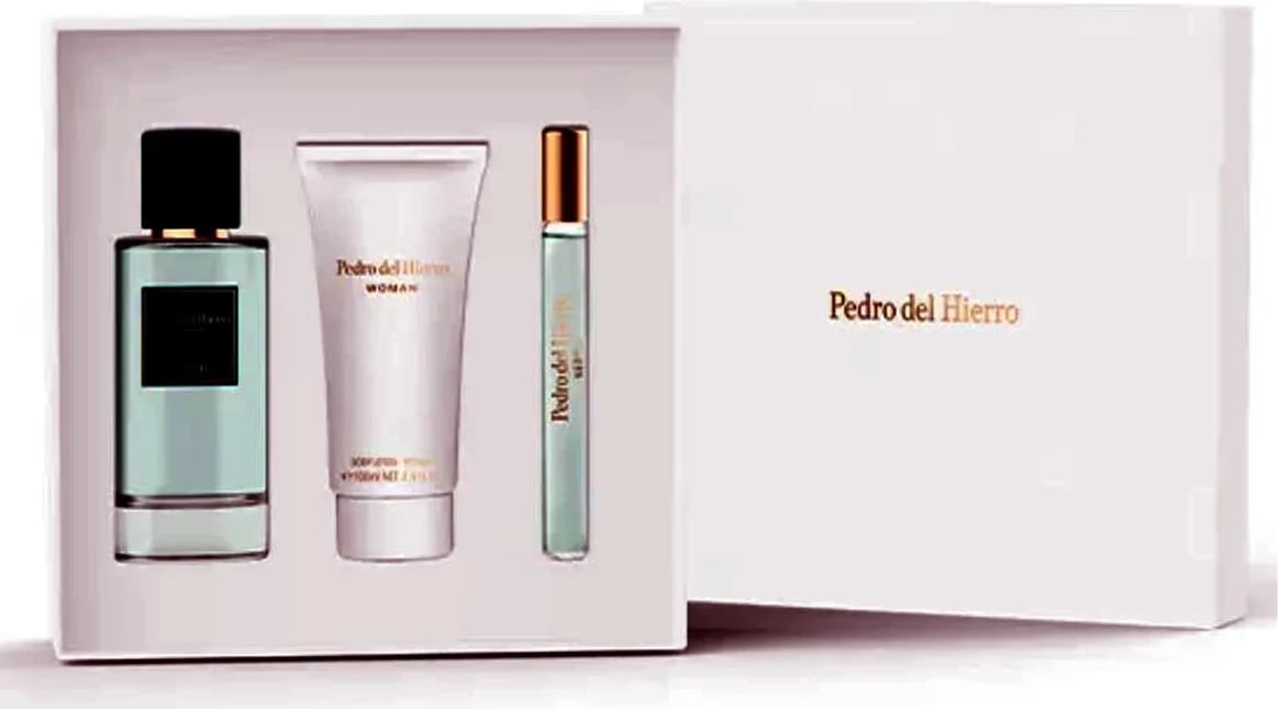 Set Eau de Parfum unisex Pedro Del Hierro Neroli 100ml + mini 10ml + locion trupi 100ml