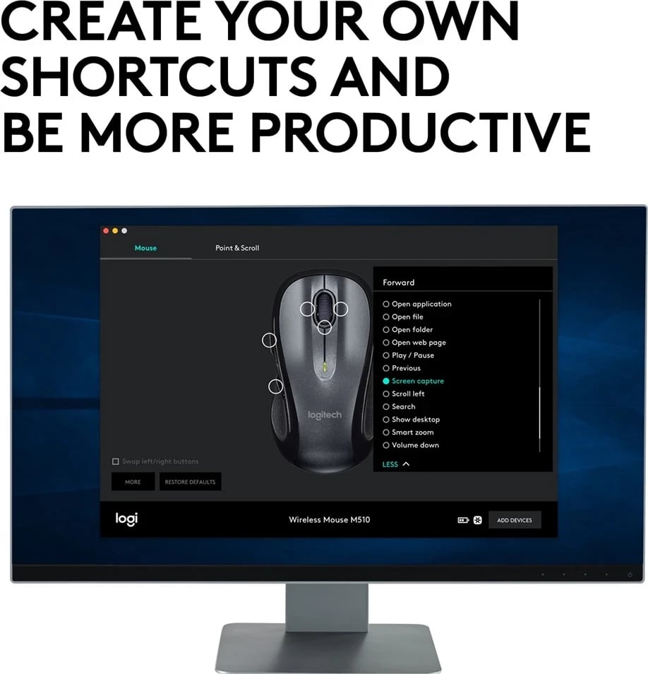 Maus Logitech M510, i zi