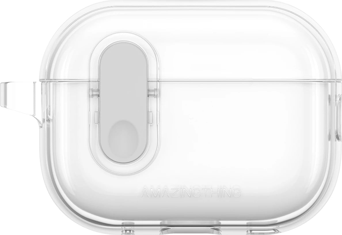 Mbështjellës AmazingThing Minimal për AirPods Pro 2, silikon, transparent