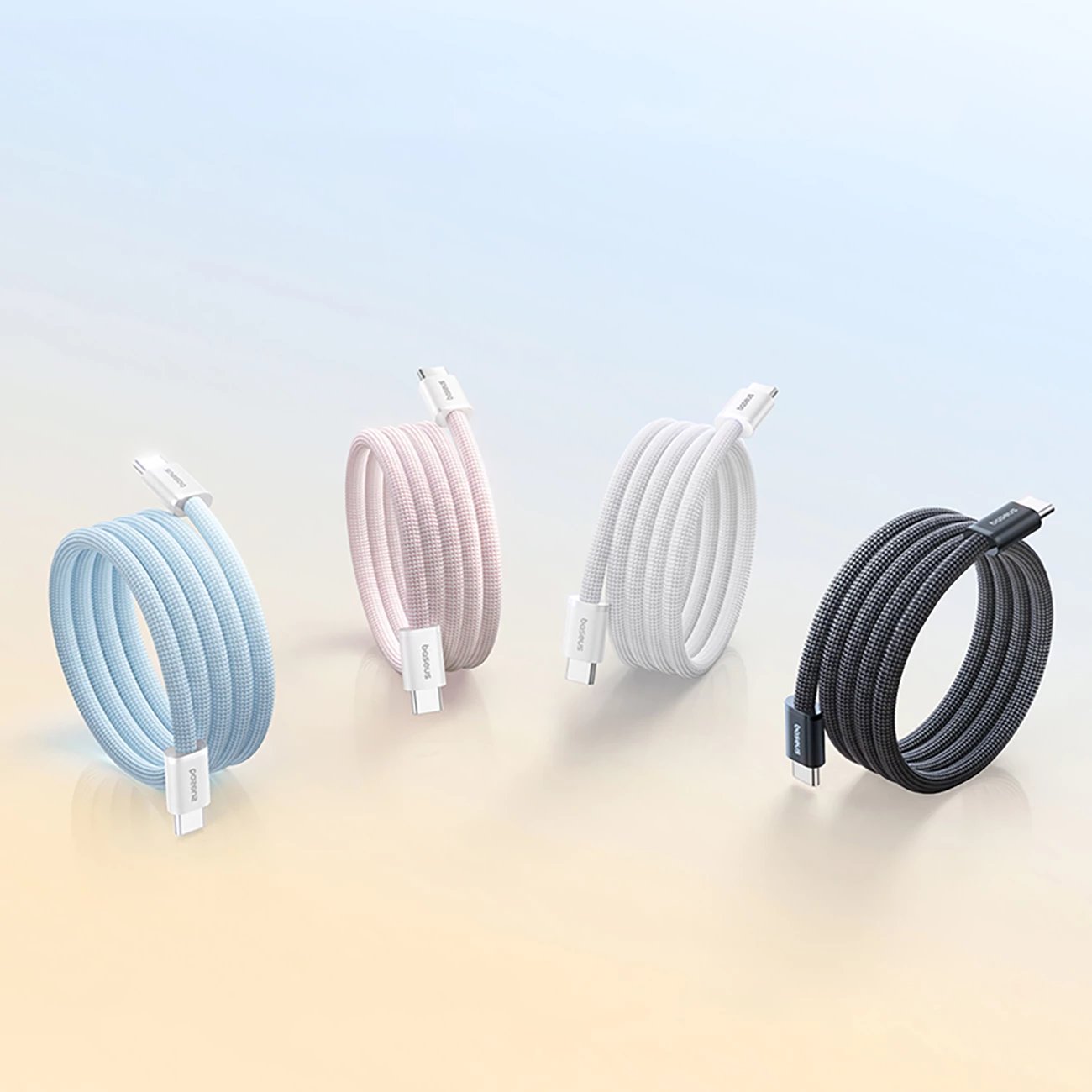 Kabllo USB-C në USB-C Baseus Dynamic 4 Pro, 1m, 100W, E bardhë