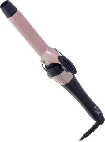 Hekur për kaçurrela Adler AD 2117 25mm kontroll temperature 4 nivele veshje qeramike bezhë/zi