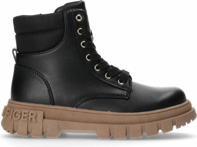 Çizme Tommy Hilfiger për Femra, të lidhura me shnur, të zeza