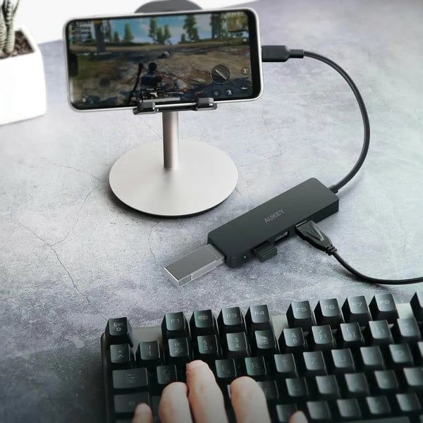 HUB USB-C AUKEY CB-C64, 4x USB 3.1, i zi