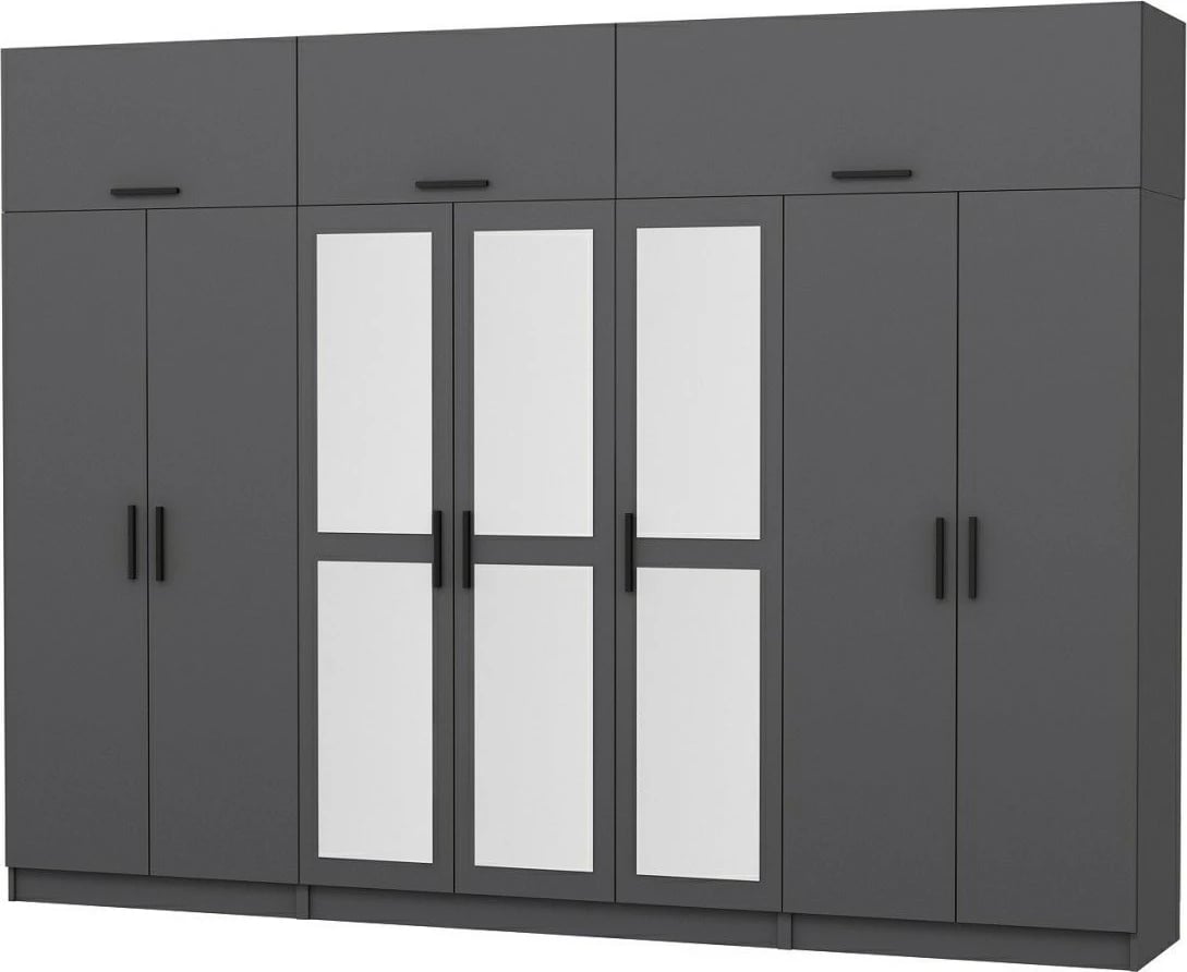 Dollap Skye Decor, ngjyrë antracit, 5190