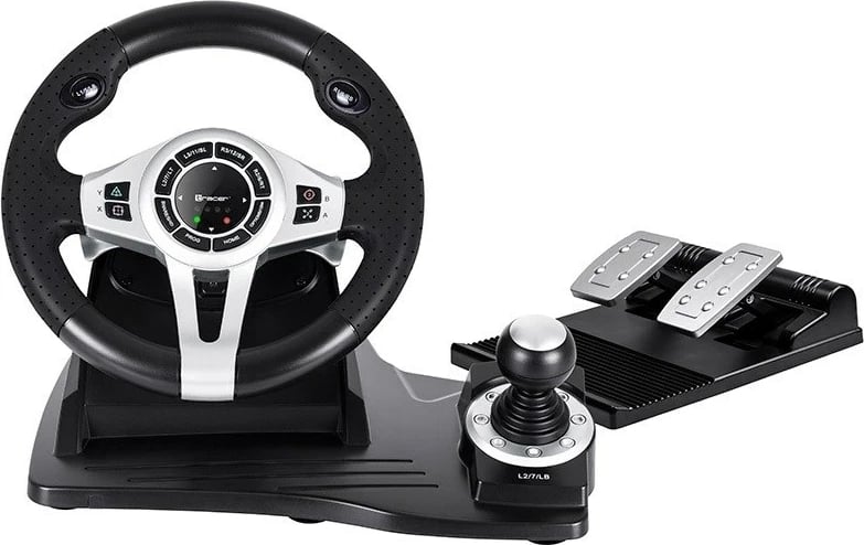 Tracer TRAJOY46524 Gaming Controller Black Steering wheel + Pedals PlayStation 4, Playstation 3