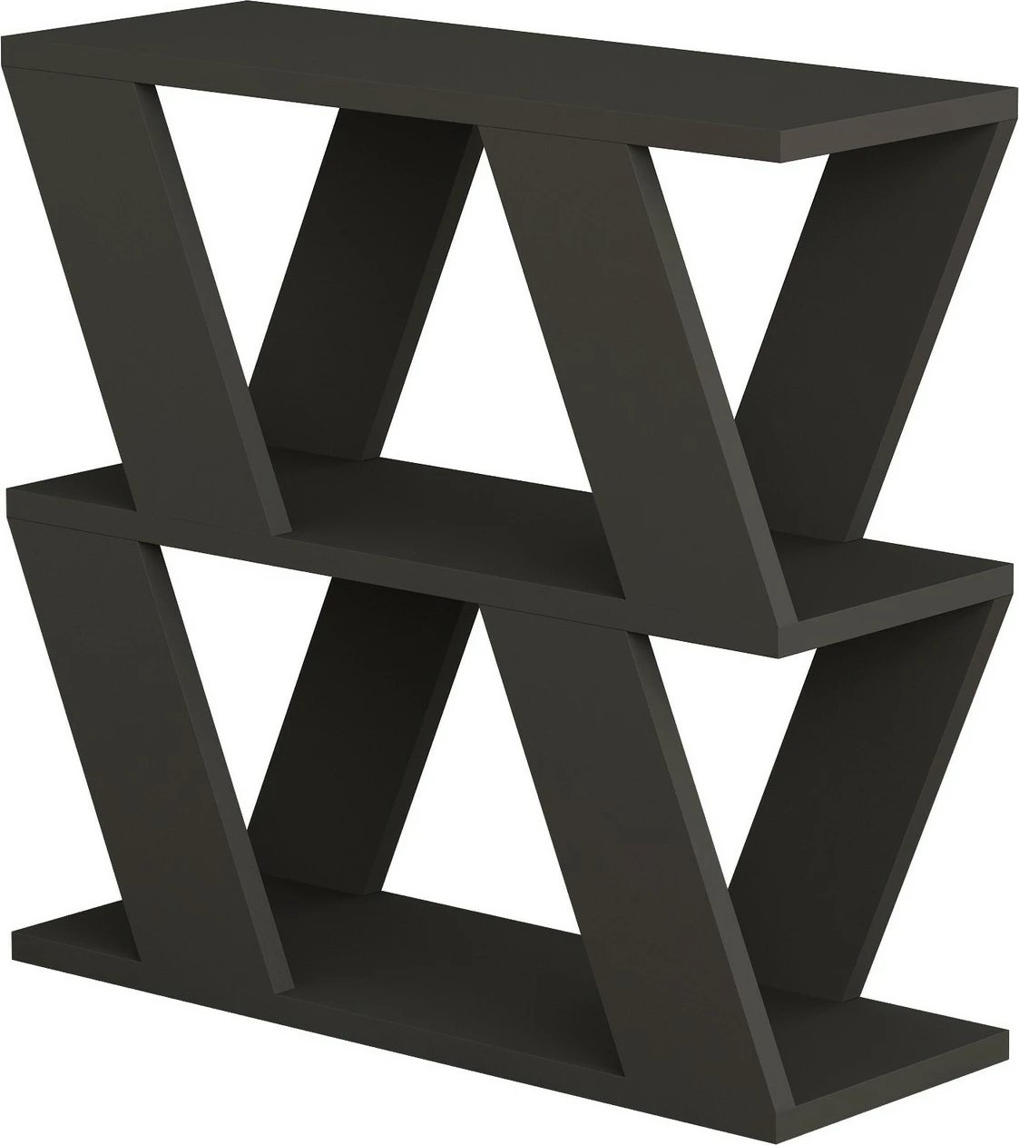 Tavolinë anësore Skye Decor, ngjyrë antracit, Lazena