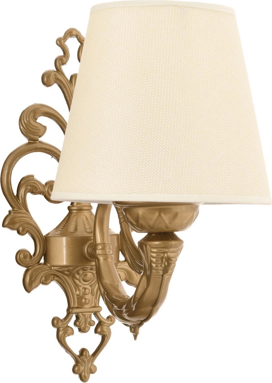 Llambë muri Opviq, ngjyrë krem dhe ari, Lily