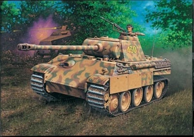 Model plastik tanku Revell PzKpfw V Panther Ausf.G, 1:72, 12.2cm, set për montim Model plastik tanku Revell PzKpfw V Panther Ausf.G, 1:72, 12.2cm, set për montim