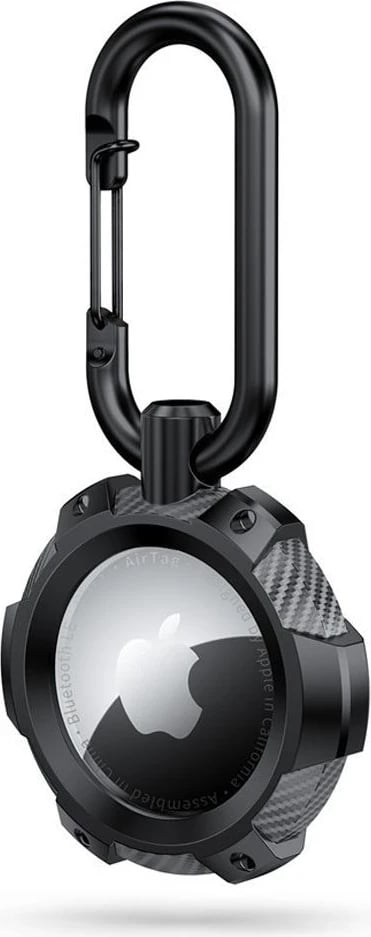 Mbështjellës për Apple AirTag, Tech-Protect Tpucarbon, ngjyrë e zezë