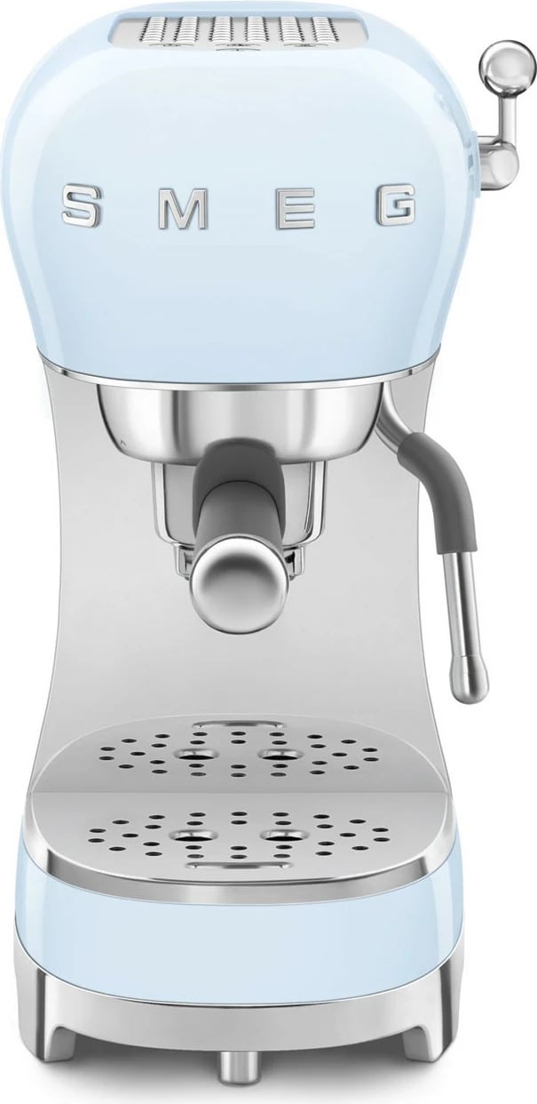 Ekspres SMEG ECF02PBEU, manual, 1.1L, 15 bar, pastell blu