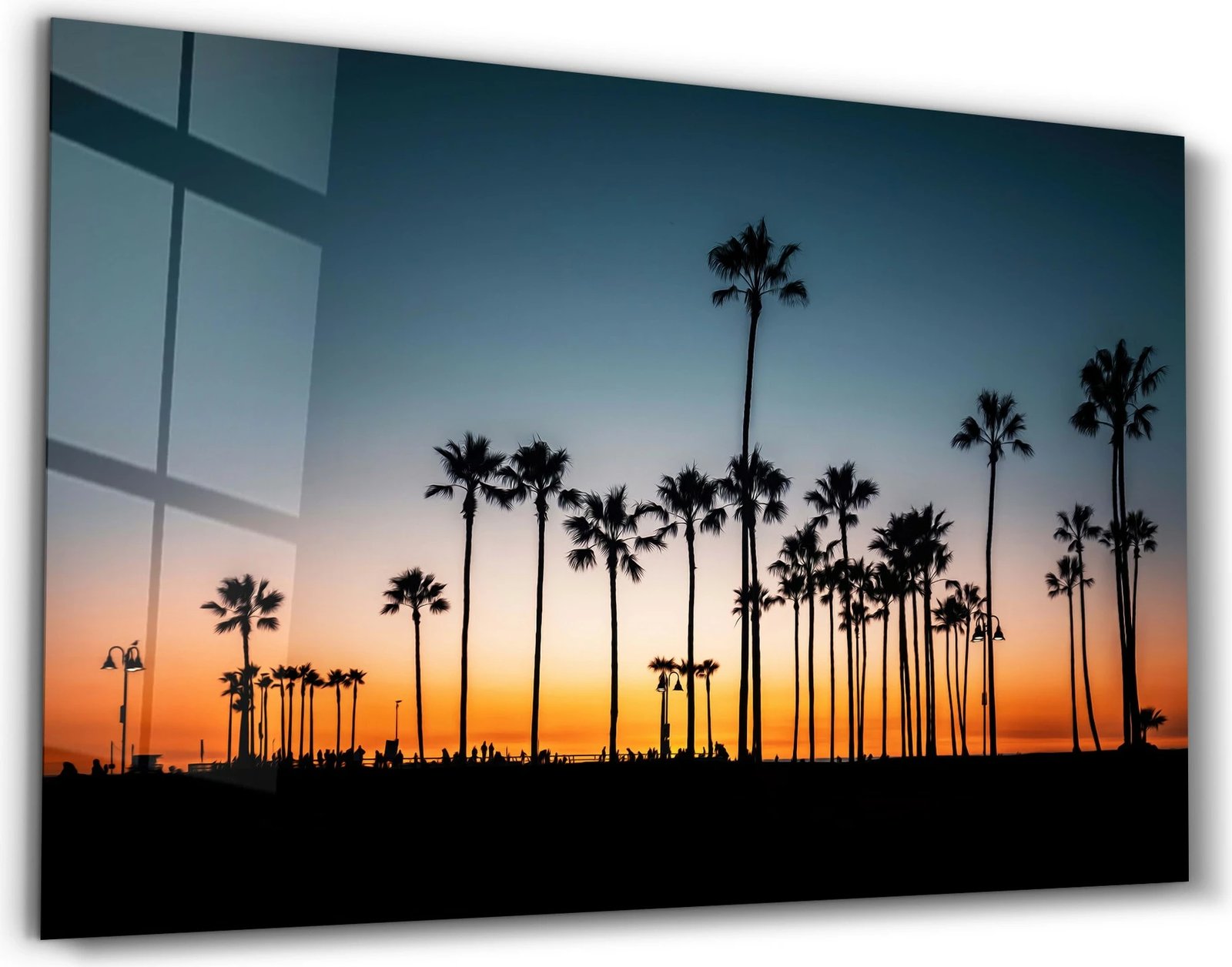 Pikturë dekorative prej xhami të temperuar, shumëngjyrëshe, SPR-1440, 46x72cm