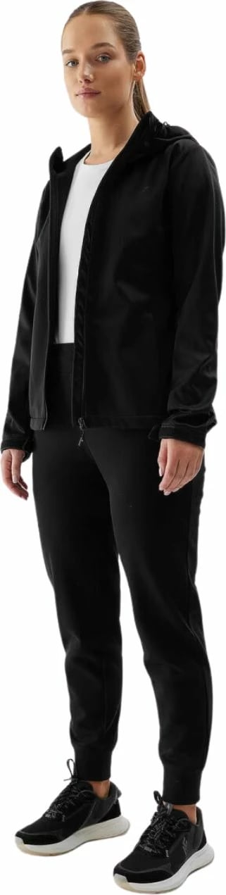 Jakne softshell për femra 4F, e zezë