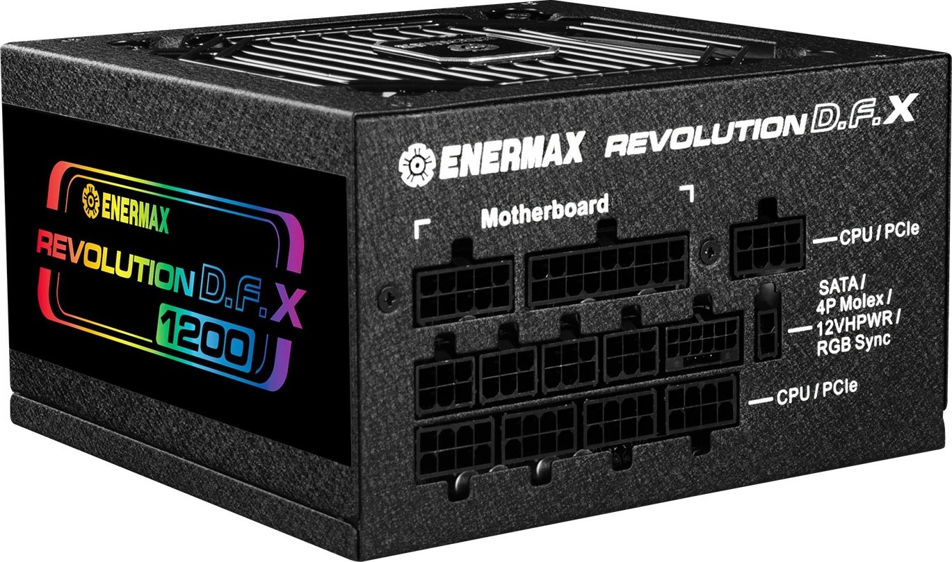 Furnizues energjie Enermax Revolution DFX 1200W, 80 PLUS Gold, ARGB, modular, ATX 3.0, PCIe 5.0