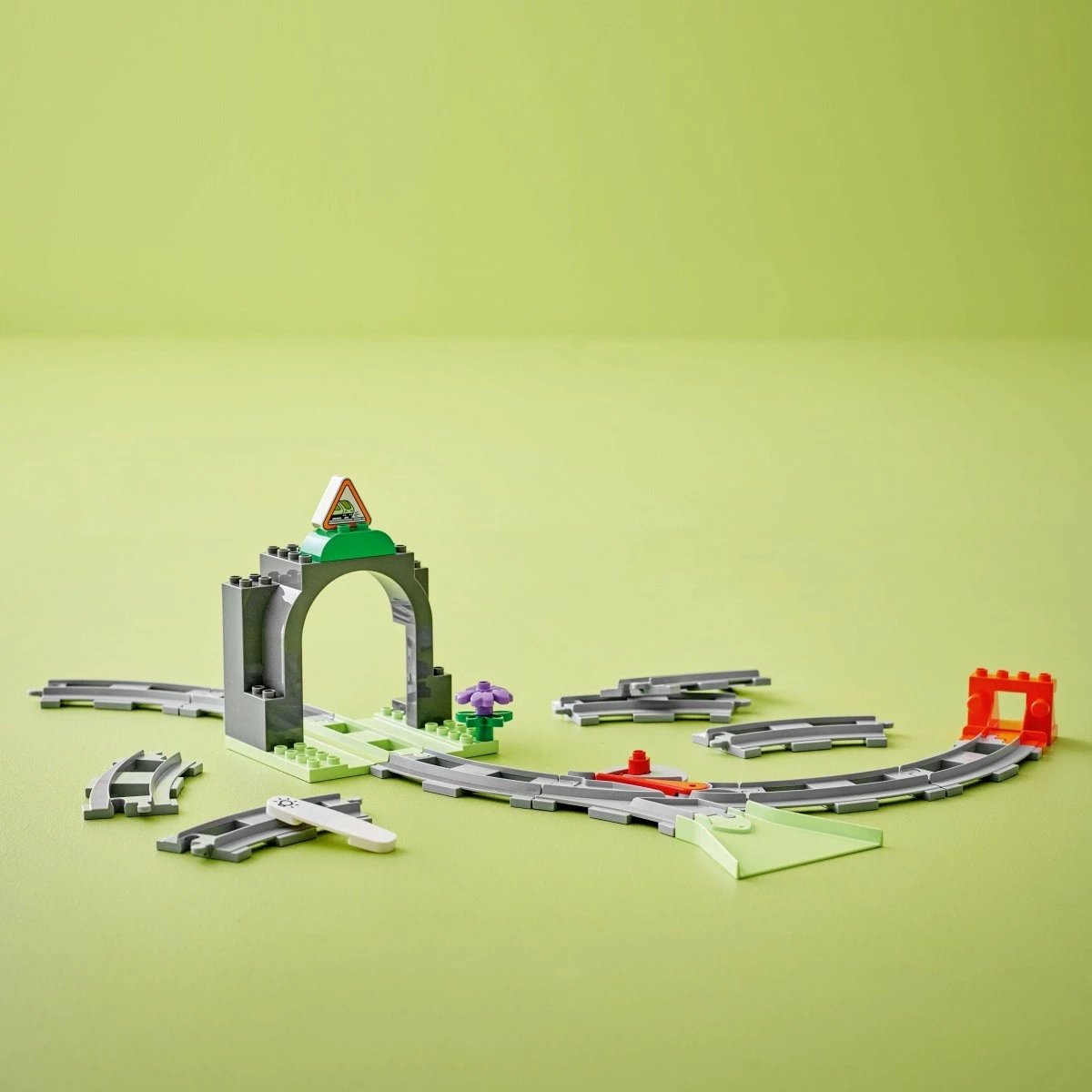 Set hekurudhe LEGO DUPLO 10425, tunel dhe shina, 20 pjesë, plastikë