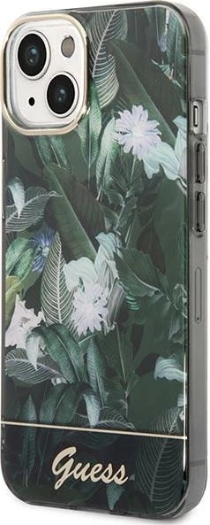 Mbështjellës Guess Jungle Collection për iPhone 14 Plus 6.7", i fortë, Gjelbër Mbështjellës Guess Jungle Collection për iPhone 14 Plus 6.7", i fortë, Gjelbër