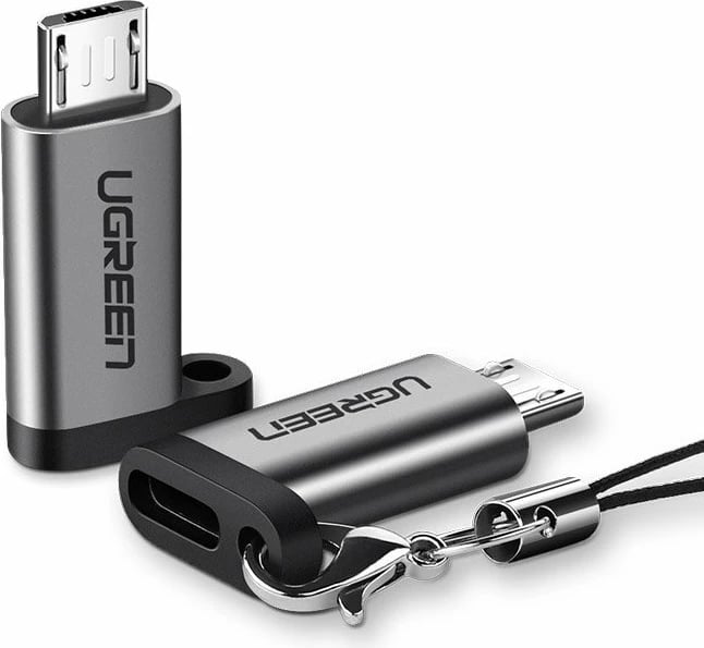 Adapter Ugreen USB Type C në micro USB 50590, Gri