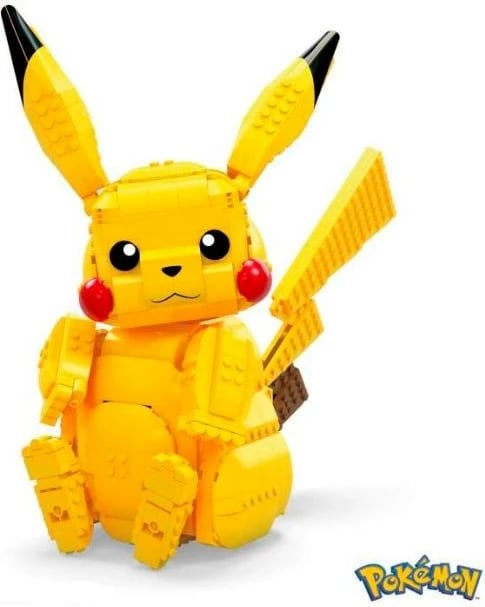 Set ndërtimi Mega Bloks Pokémon Pikachu, 825 pjesë, Verdhë