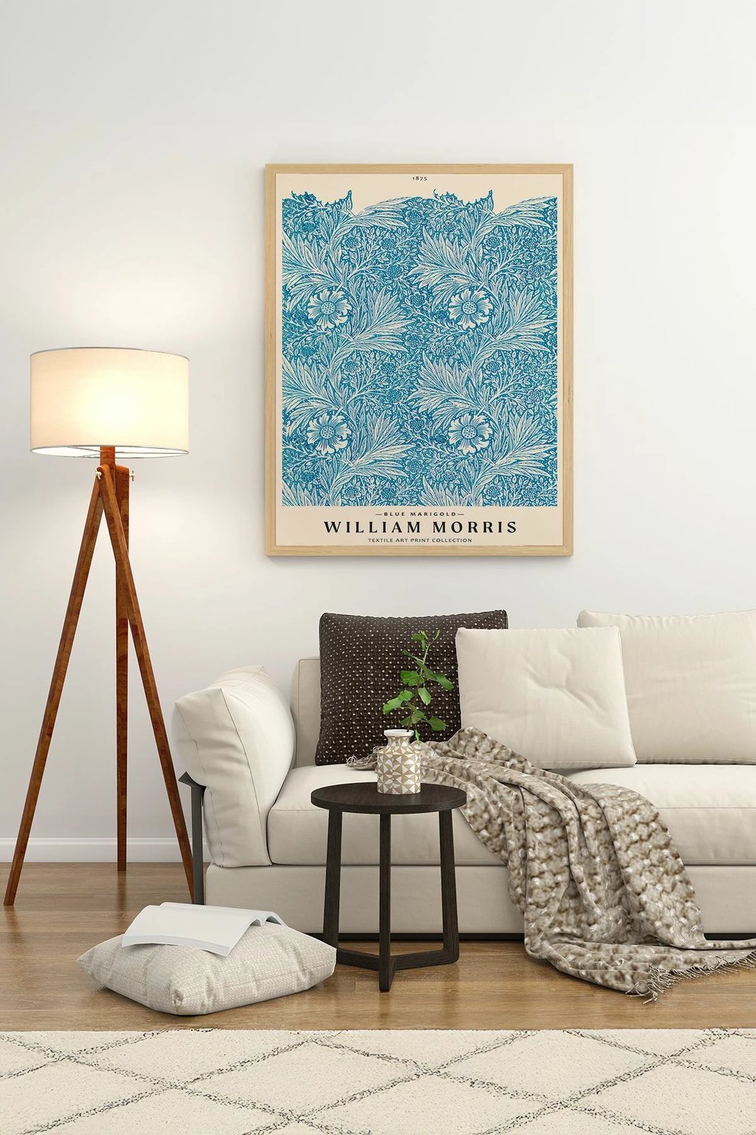 Pikturë dekorative me kornizë, Wallity, Lmnmdl39, shumëngjyrëshe, 33x48cm