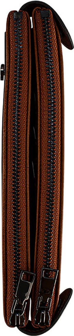 Portofol unisex Zoozie Bags, Roosevelt, ngjyrë kafe e hapur