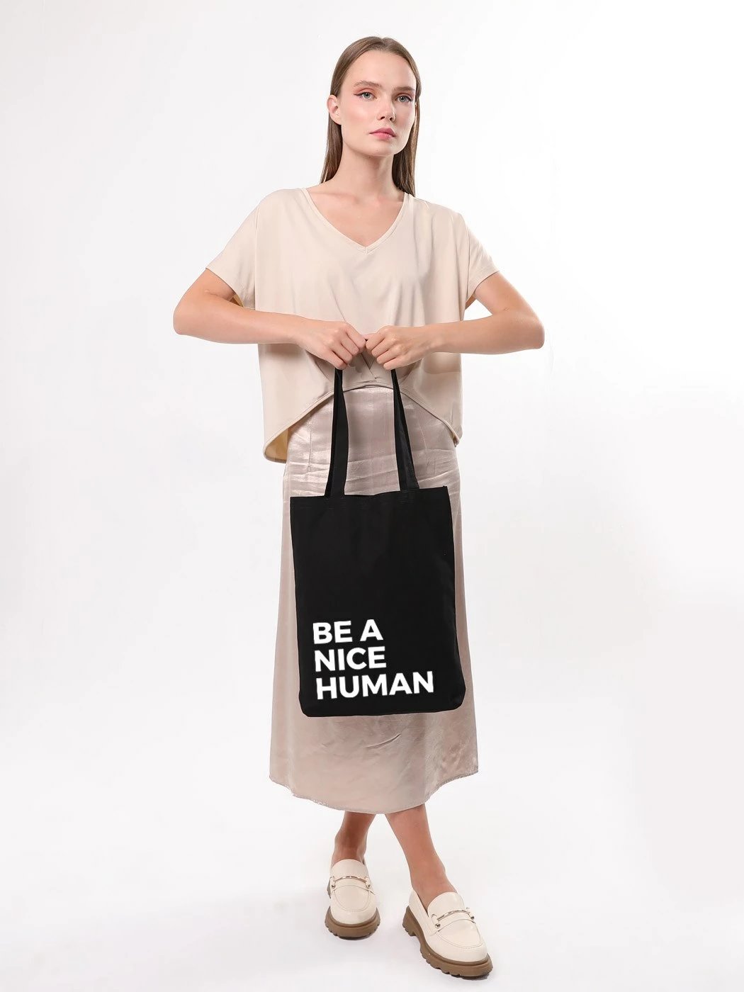 Qese tote Zoozie Bags, 1437, e zezë, 35x40x8cm
