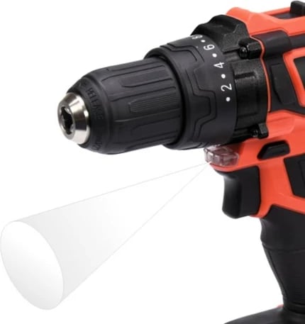 Makine shpimi Yato YT-82795, 2000 RPM, pa çelës, 1.2 kg, Zi, Kuqe Makine shpimi Yato YT-82795, 2000 RPM, pa çelës, 1.2 kg, Zi, Kuqe