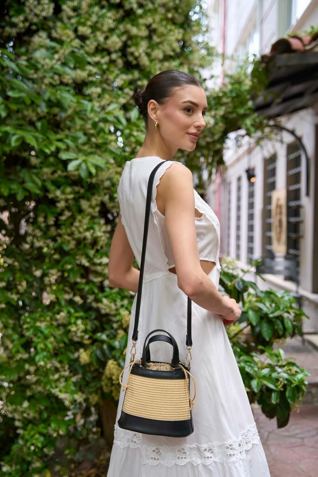 Çantë dore Zoozie, MK1020225SV10-024, e zezë, lisi