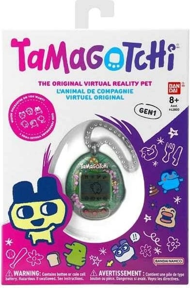 Tamagotchi Bandai Stained Glass Spring, lodër elektronike, koleksion, gjenerata 1
