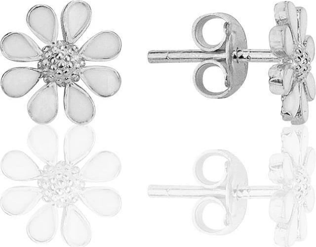 Vathë argjendi Jumeon, lule, SGTL12314, ngjyrë argjendi