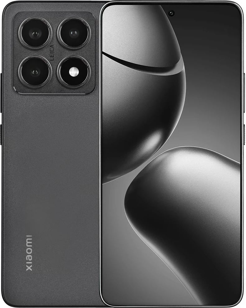 Celular Xiaomi 14T, 6.67", 12 GB RAM, 256 GB, 5000 mAh, e zezë