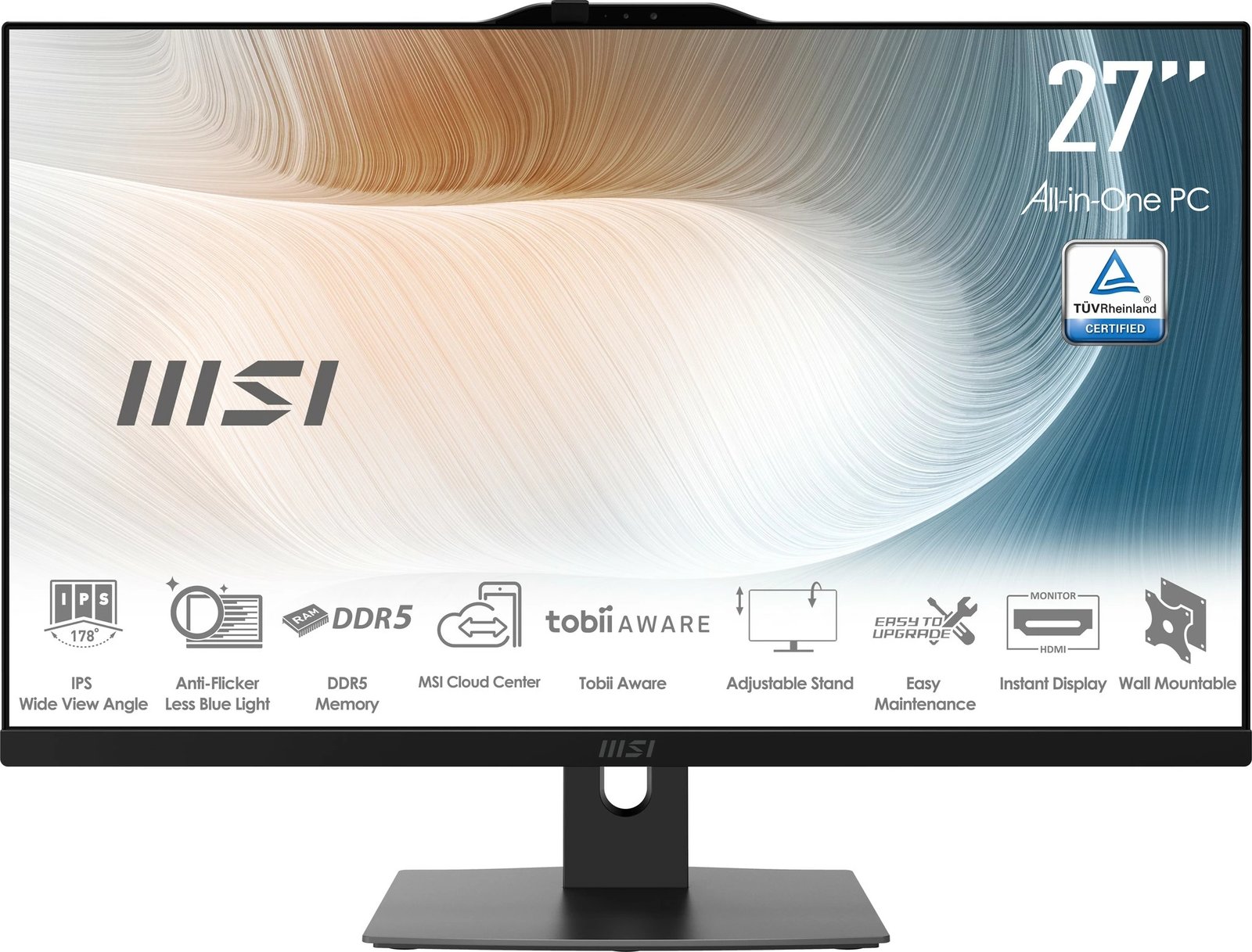 PC gjithë-një MSI Modern AM272P 1M-835DE, Intel Core i7, 16 GB RAM, 1 TB, 27", Full HD