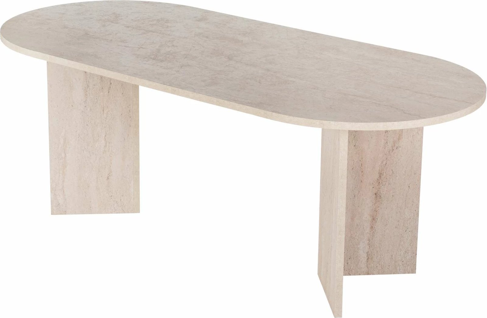 Tavolinë ngrënieje Nordure, ngjyrë travertin, Sabella