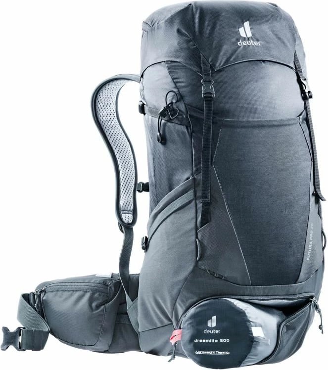 Çantë shpine Deuter, unisex, e zezë Çantë shpine Deuter, unisex, e zezë