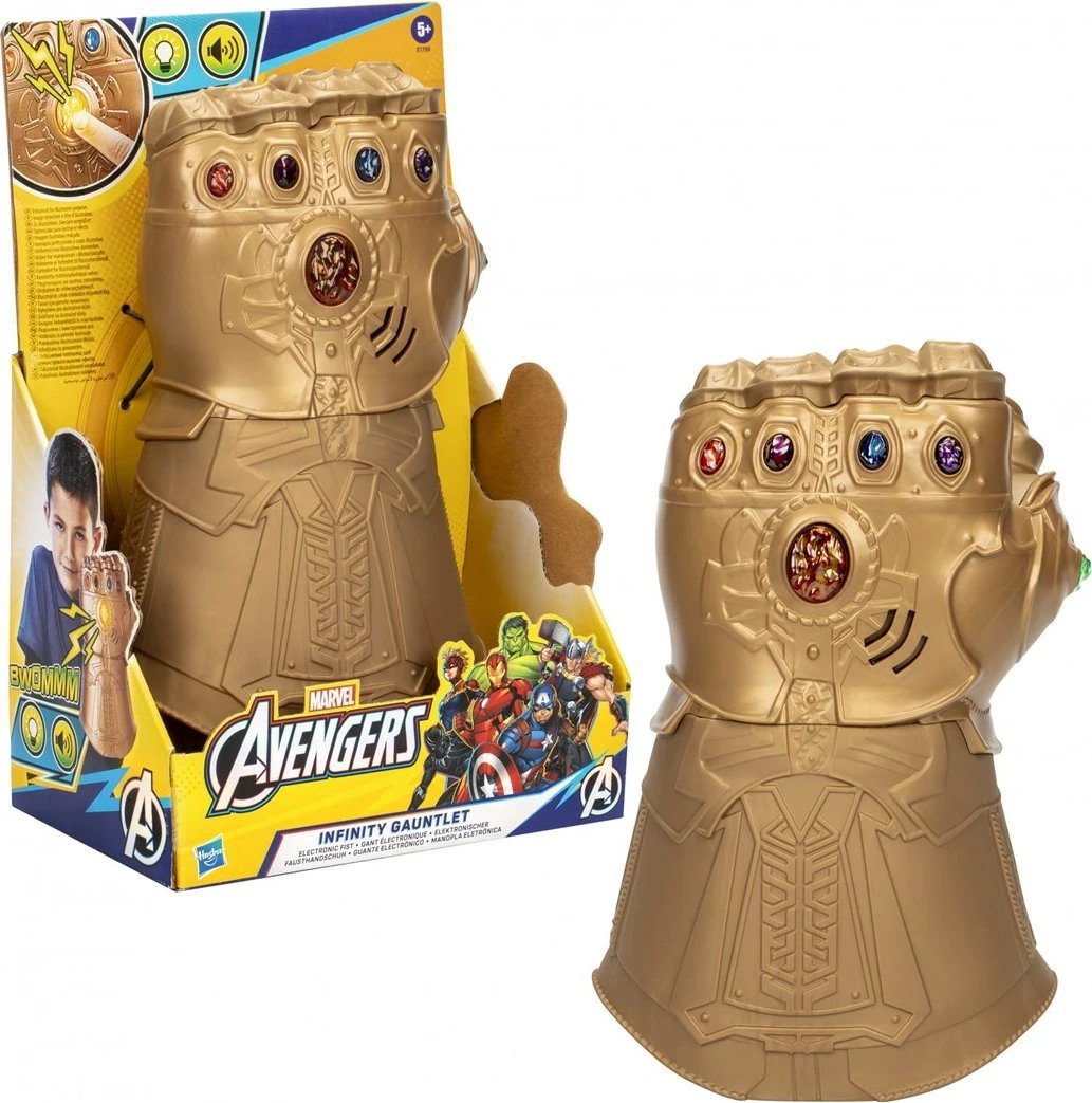 Lodër elektronike Hasbro Marvel Avengers Infinity Gauntlet, për fëmijë, Shumëngjyrëshe