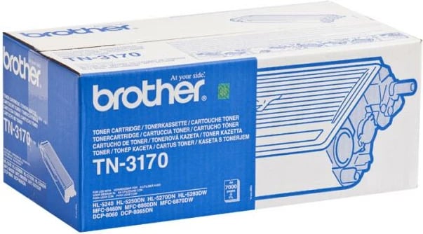 Toner Brother TN-3170 rendiment 5,500–8,800 faqe zi