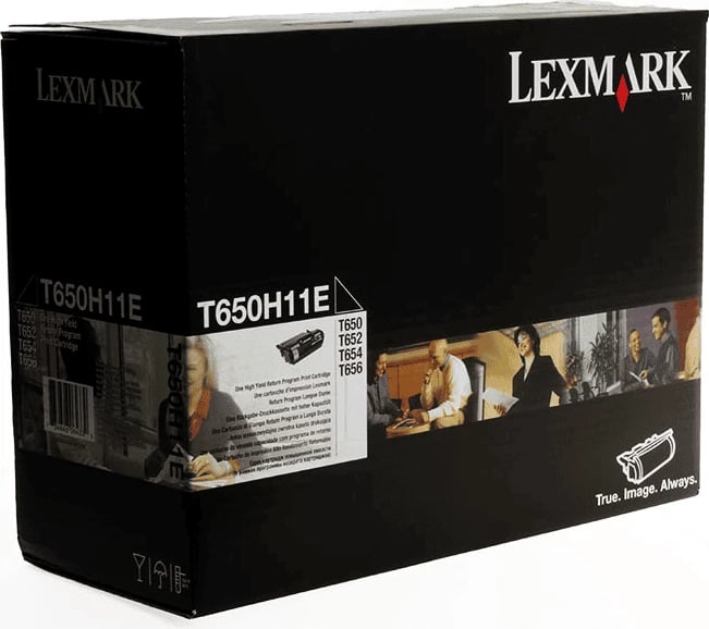 Toner, Lexmark T650H11E, rendiment 25000 faqe, XL, e zezë
