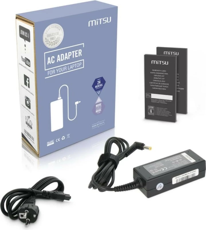 Karikues laptopi Mitsu ZM/ACE19158, 19V 1.58A, 30W, për Acer/Dell/Packard Bell, Zi