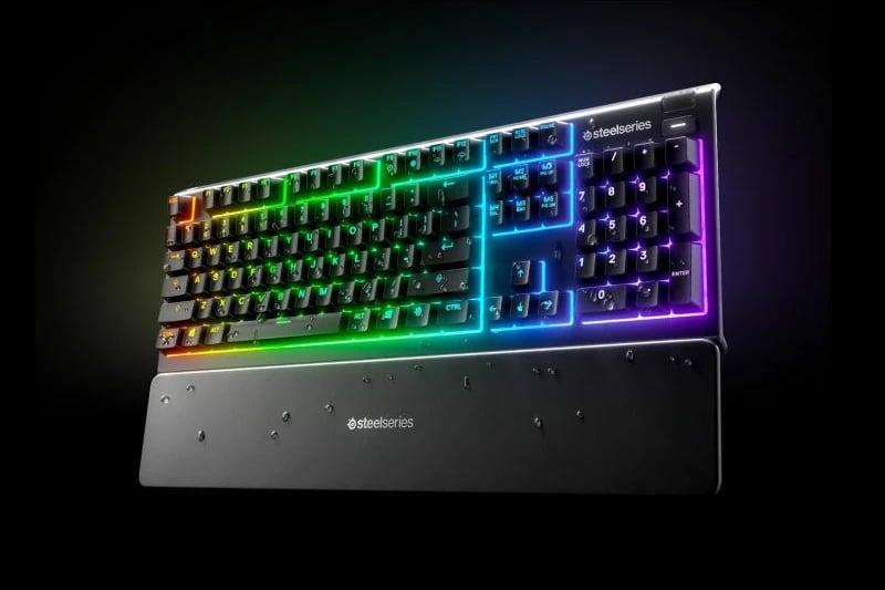 Tastierë gaming SteelSeries për meshkuj, e zezë