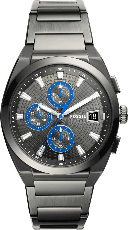 Orë dore FOSSIL Everett për meshkuj, gunmetal