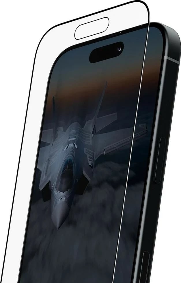Xham mbrojtës PanzerGlass Stealth Ultra-Wide Fit Fastfit për iPhone 16 Pro/17, transparent