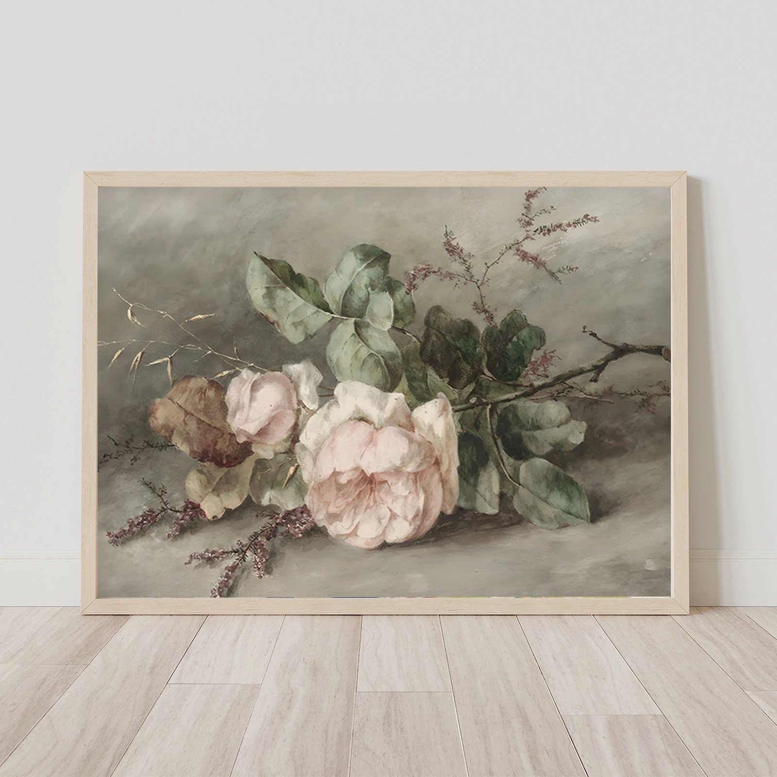 Pikturë dekorative me kornizë, MDF, Wallity, Huhu283, 20x30 cm